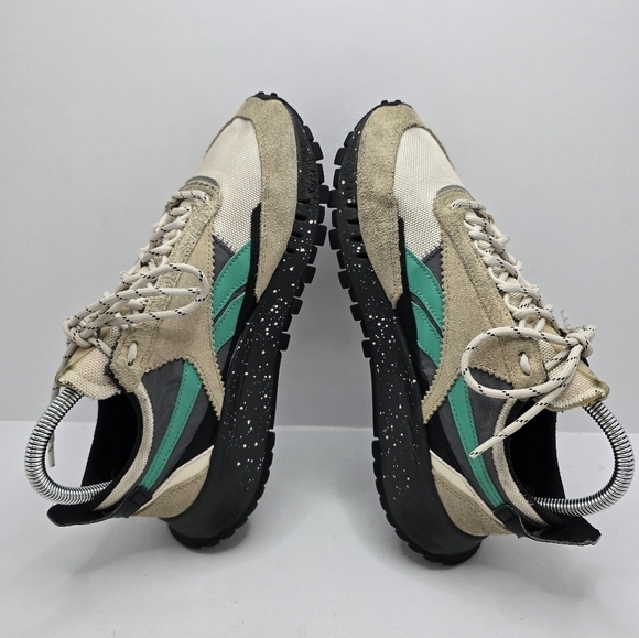 Reebok | Classic Leather Legacy 'Splatter Paint' utility beige sneakers WMS 7.5 - Picture 11 of 13